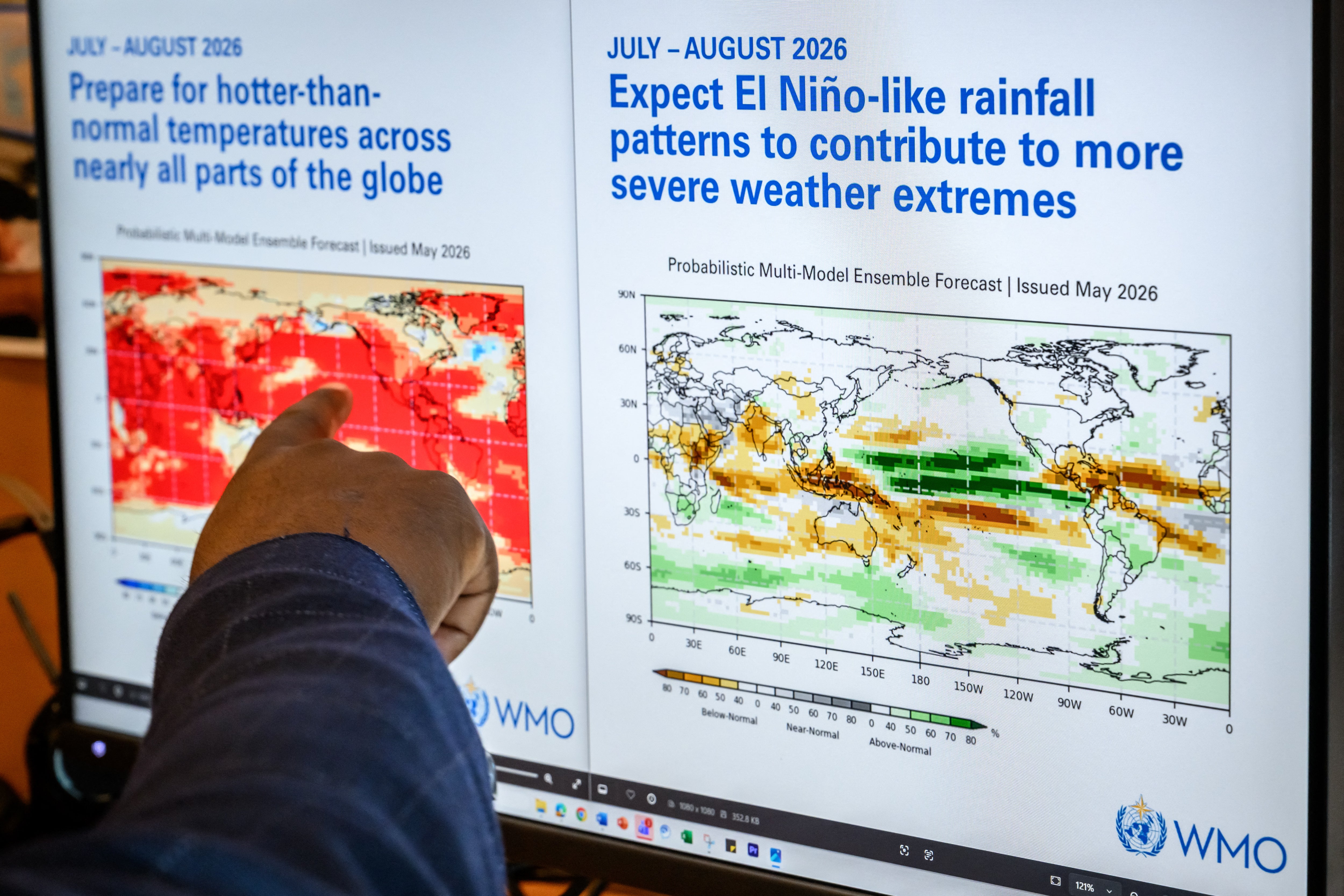 There is an 80 per cent chance of the warming El Niño phenomenon developing between June and August, increasing the risk of extreme weather events, the World Meteorological Organization has warned