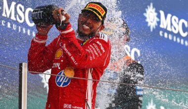 Lewis Hamilton reacts to F1 title talk after first Ferrari win in Barcelona - latest: