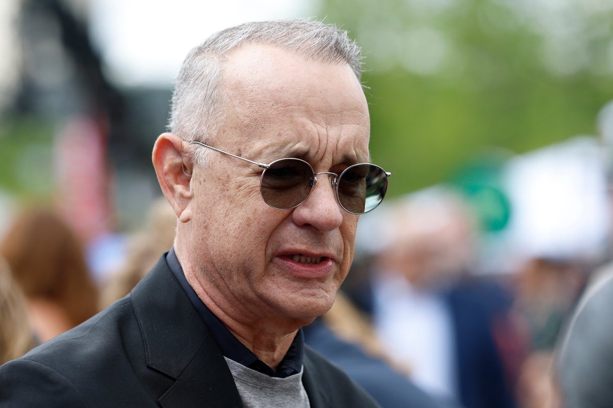 Tom Hanks takes swipe at MS NOW ratings while live on air - The Independent