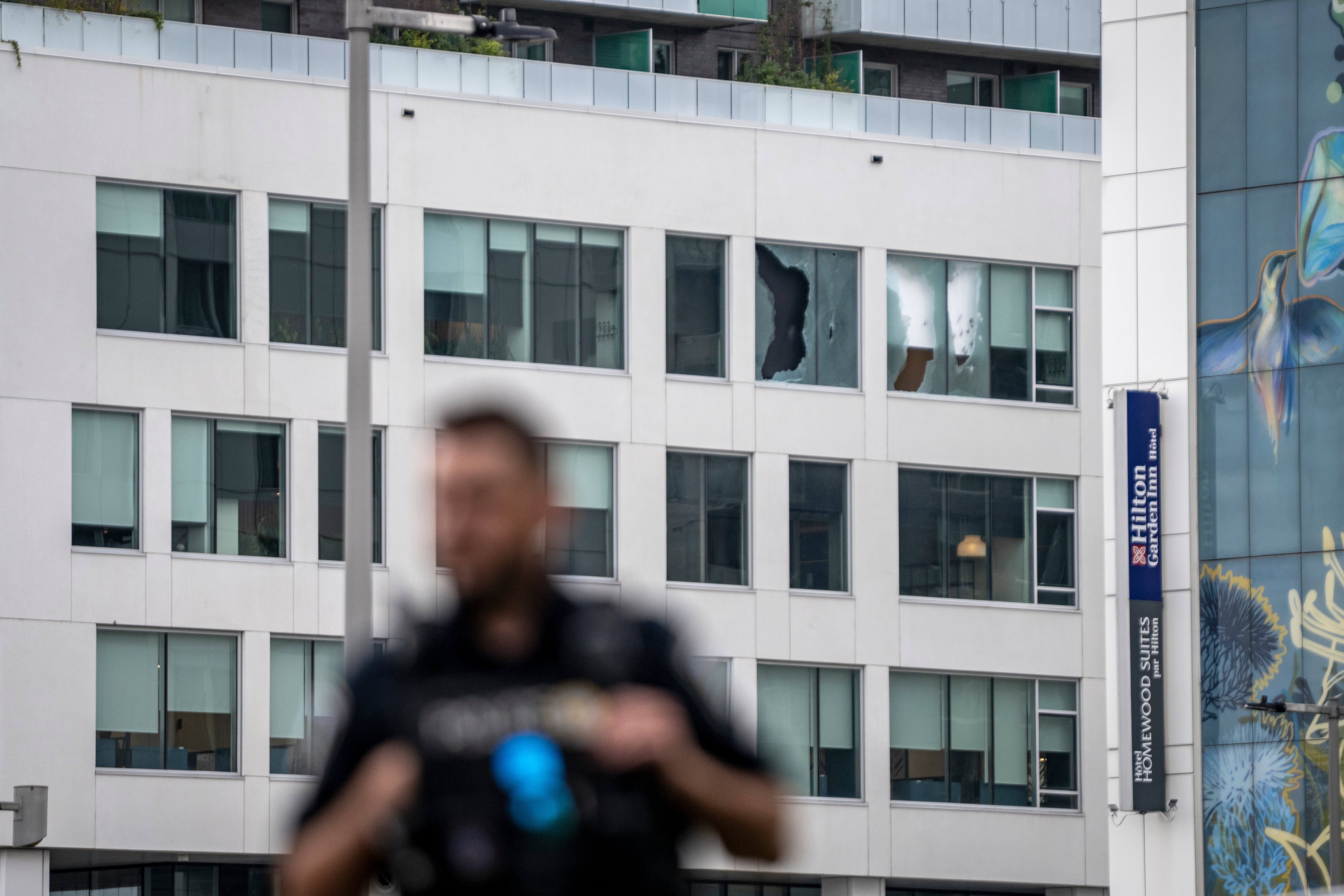 The shooting is being considered a domestic case rather than a potential terror threat, and a police watchdog is investigating how a civilian was killed during the incident