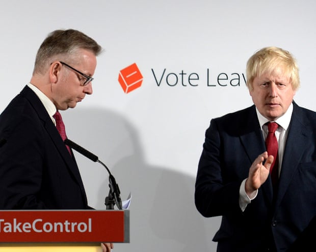 Boris Johnson and Michael Gove