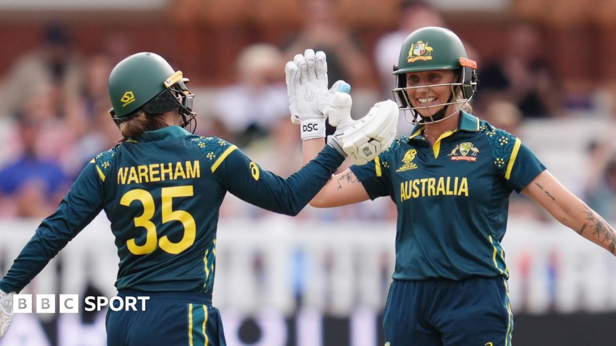 Australia vs India LIVE: Women's T20 World Cup, Lord's - cricket score, commentary & highlights - BBC