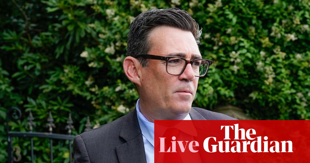 Andy Burnham to propose devolution plan in first major policy speech since launching bid for No 10 – UK politics live | Politics