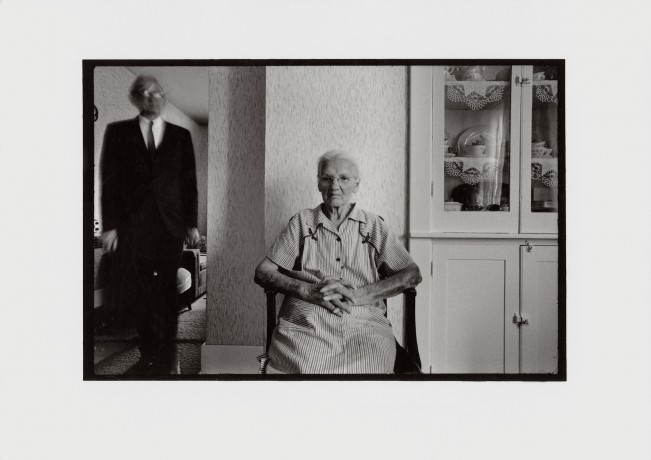 ©Duane Michals, Death Comes to the Old Lady (detail), 1969