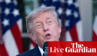 Trump again threatens 100% tariffs against any country imposing digital services tax on US firms – live | US politics