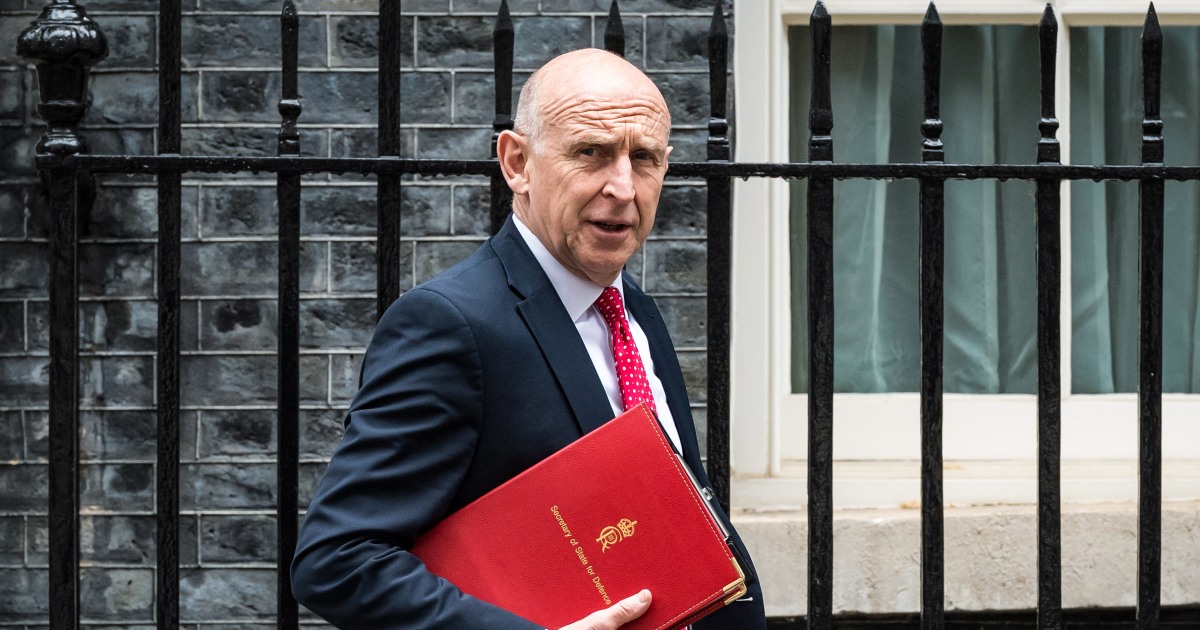 U.K. defense secretary resigns, saying the government isn’t willing to spend enough on the military