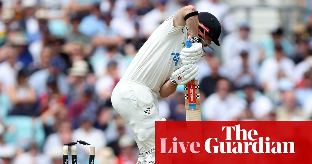 England v New Zealand: second men’s Test, day one – live | England v New Zealand 2026