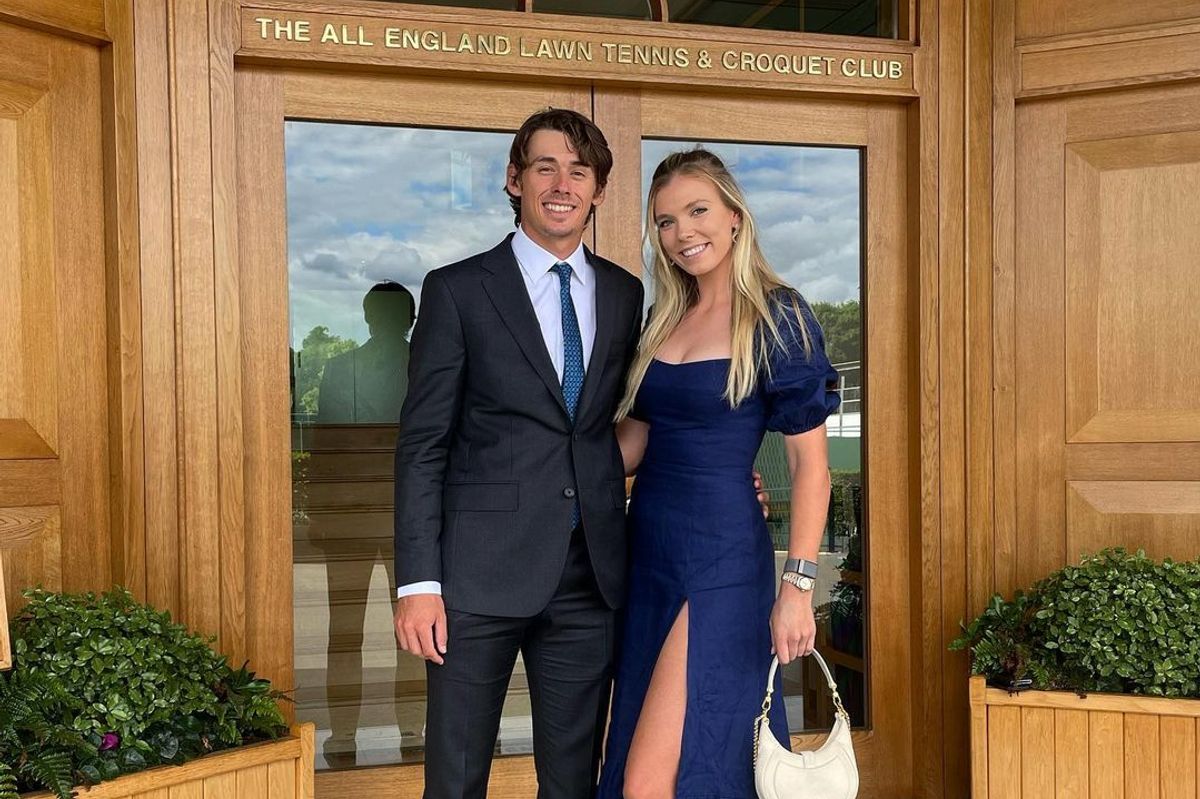 Katie Boulter and boyfriend Alex Di Minaur