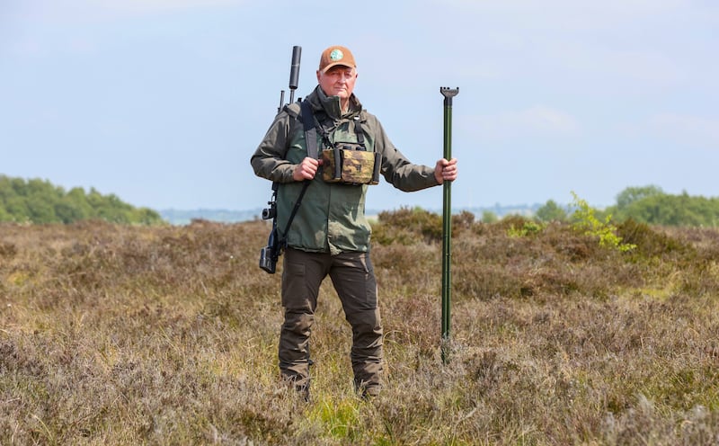 Ronan Gorman at a bog on the outskirts of Kilrea, Co Derry. Photograph: Paul Faith