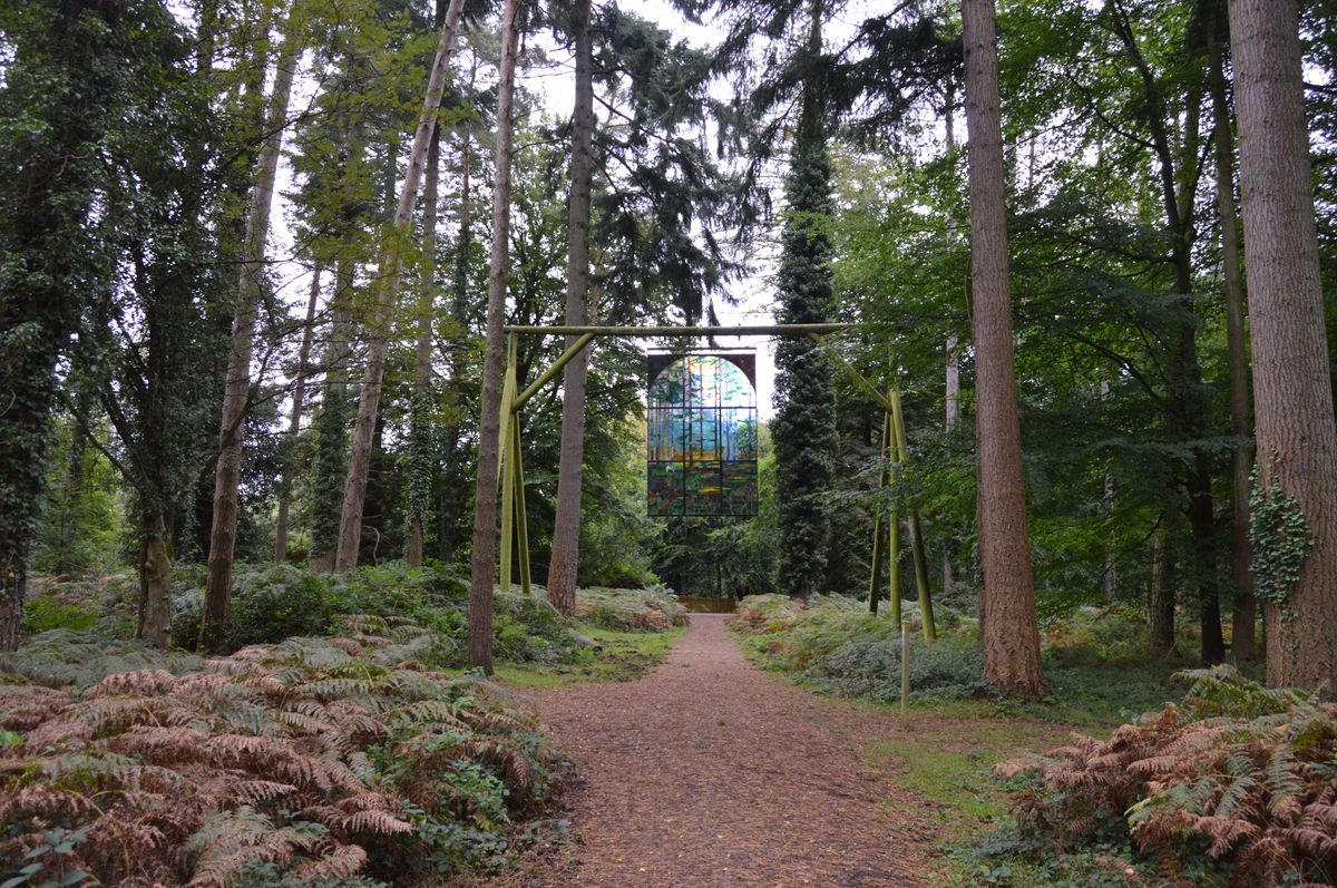 The Cathedral sculpture by Kevin Atherton at the Forest of Dean Sculpture Trail