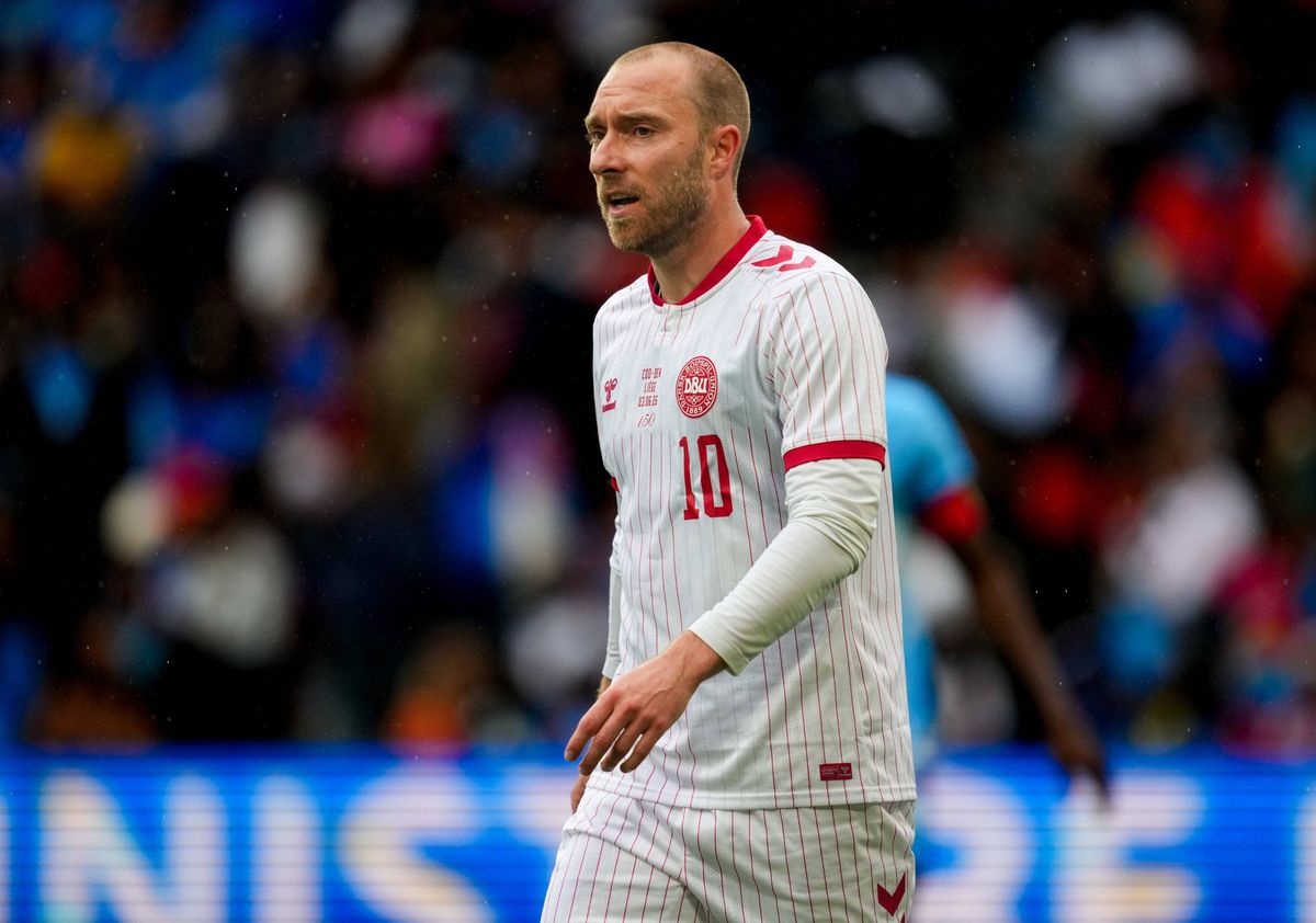Christian Eriksen was taken to hospital after collapsing in a friendly for Denmark.