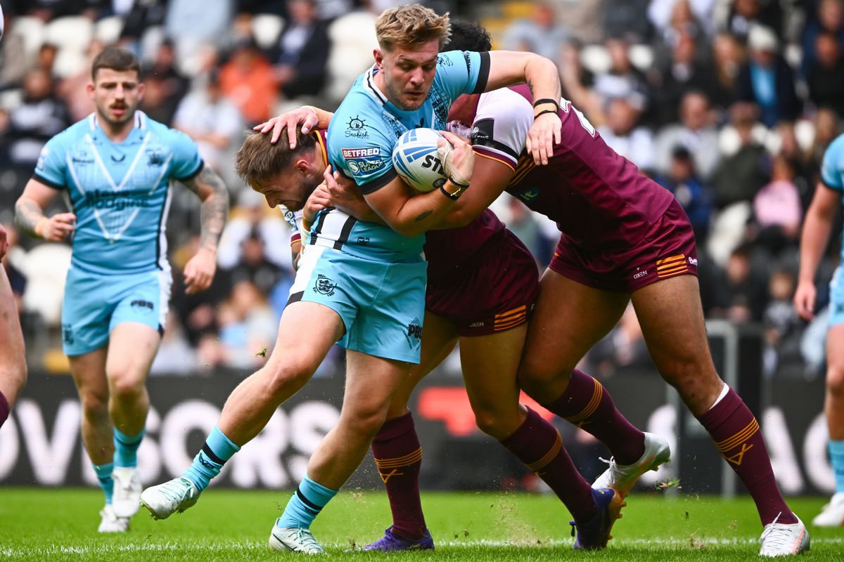 Hull FC forward Will Kirby in action against Huddersfield.