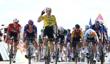 Tour Auvergne-Rhône-Alpes: Wout van Aert answers doubts with commanding stage 5 victory