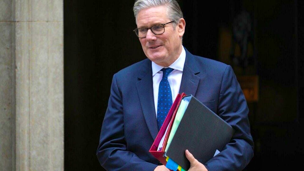 British Prime Minister Keir Starmer in front of 10 Downing Street. Photo: Kin Cheung/AP/dpa/File photo