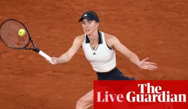 French Open 2026 quarter-finals: Svitolina v Kostyuk; Andreeva swats Cirstea aside – live | French Open 2026
