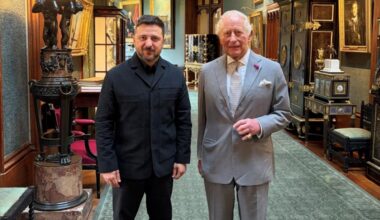 King Charles III Receives Volodymyr Zelensky at Windsor Castle
