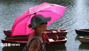 Red extreme weather warning in place for London and south-east England after record June heat