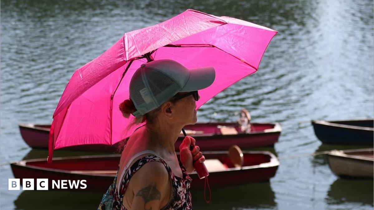 Red extreme weather warning in place for London and south-east England after record June heat