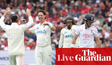 England v New Zealand: first men’s cricket Test, day two – live | England v New Zealand 2026