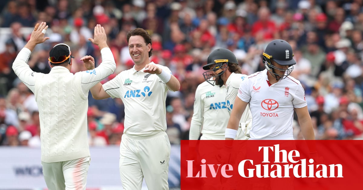 England v New Zealand: first men’s cricket Test, day two – live | England v New Zealand 2026