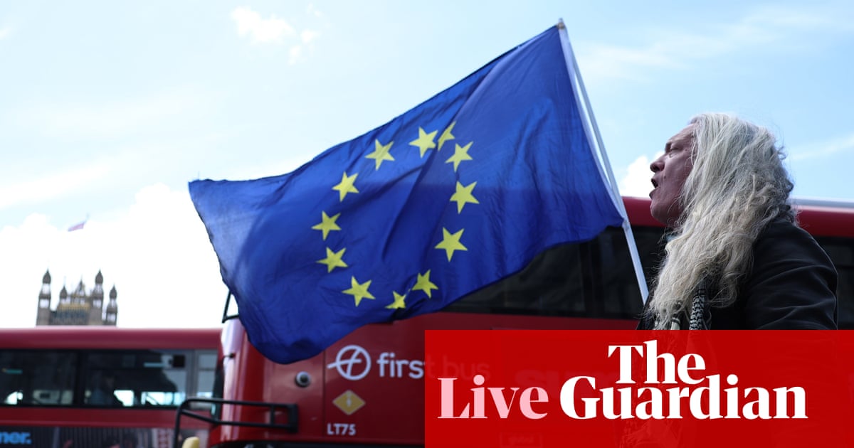 UK’s former Brexit negotiator says Burnham should ditch much of Starmer’s EU reset if made PM – Europe live | Europe
