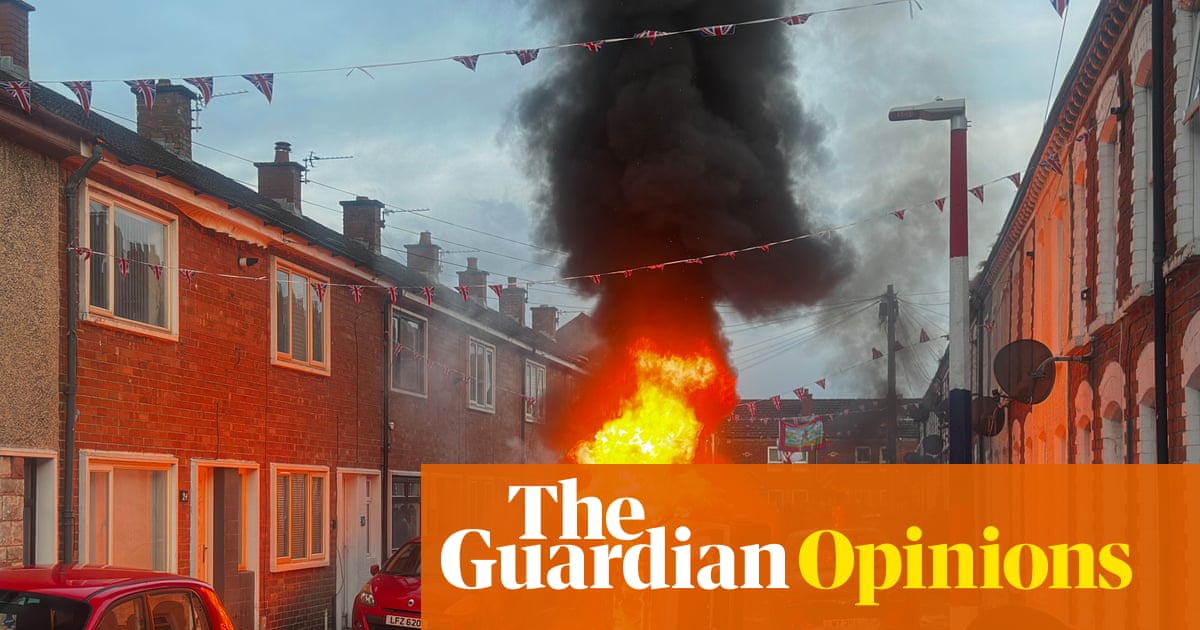 Cars burn in Belfast, bricks fly in Southampton – and the ubiquitous cry of ‘civil war’ goes up again | John Harris