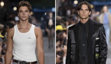 Britney Spears's sons just made their surprise catwalk debut at the Vetements menswear show