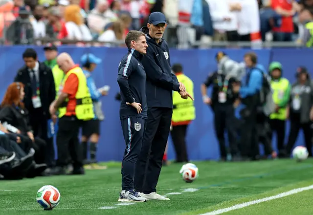 Thomas Tuchel, Manager of England, and Anthony Barry