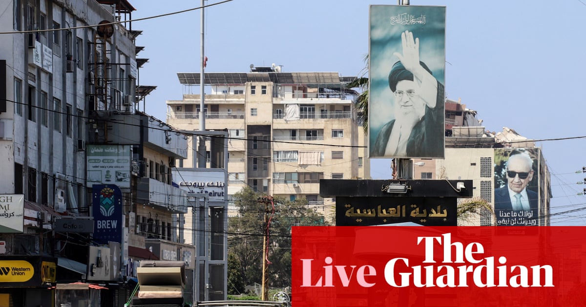 Middle East crisis live: People flee Lebanese city of Tyre after Israel orders evacuation ahead of strikes | US-Israel war on Iran