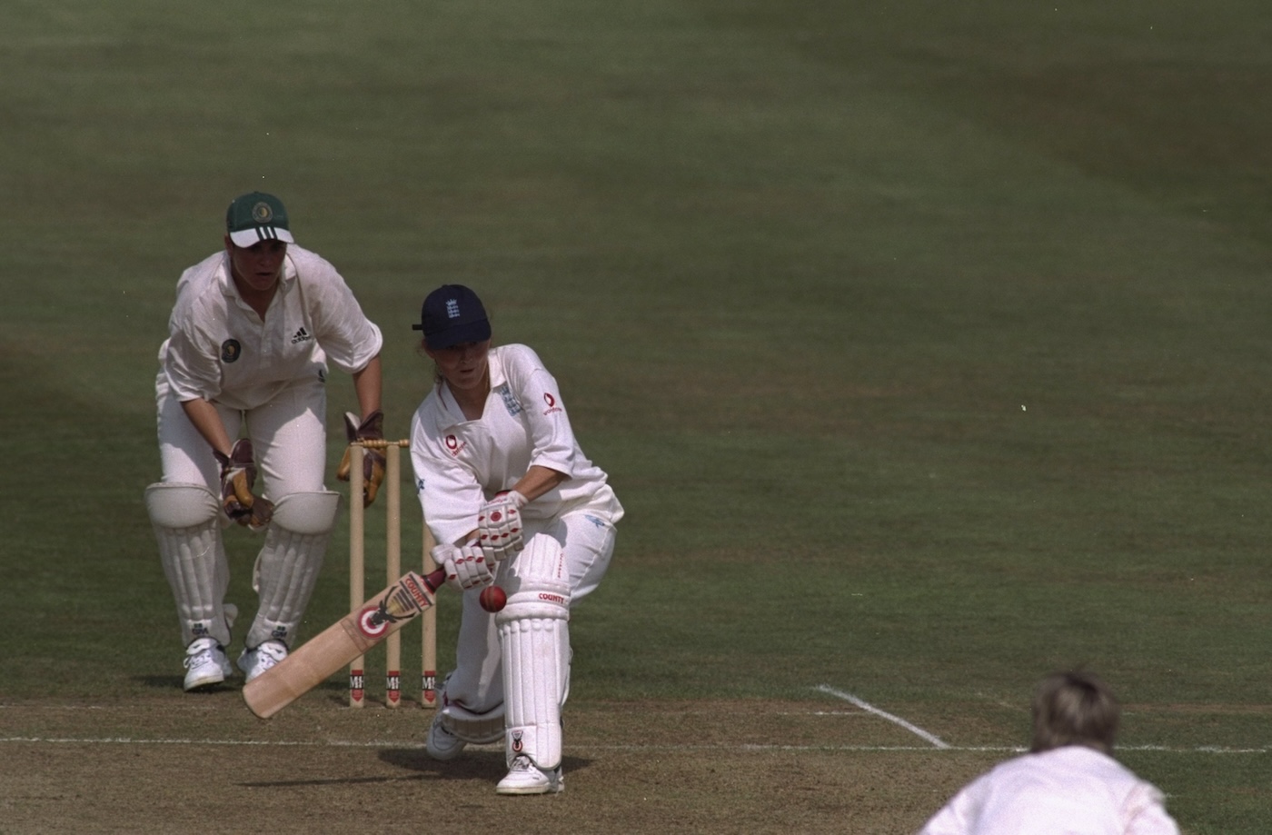 Second ODI, first hundred: Edwards bats during her 102 against South Africa. She went on to make another eight centuries, and a phenomenal 46 fifties Second ODI, first hundred: Edwards bats during her 102 against South Africa. She went on to make another eight centuries, and a phenomenal 46 fifties