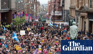 Far-right and anti-racist protesters clash in UK cities after Belfast riots | UK news