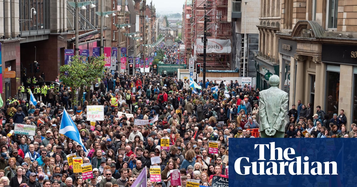 Far-right and anti-racist protesters clash in UK cities after Belfast riots | UK news