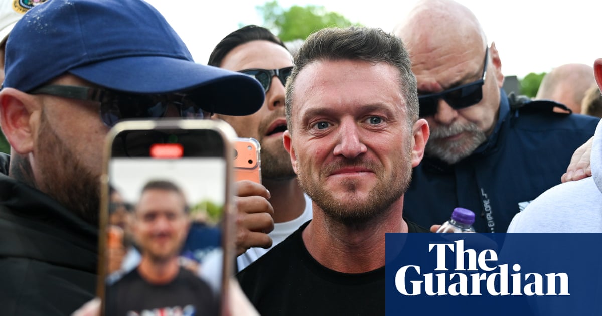 Tommy Robinson detained at Heathrow under counter-terrorism laws | Tommy Robinson