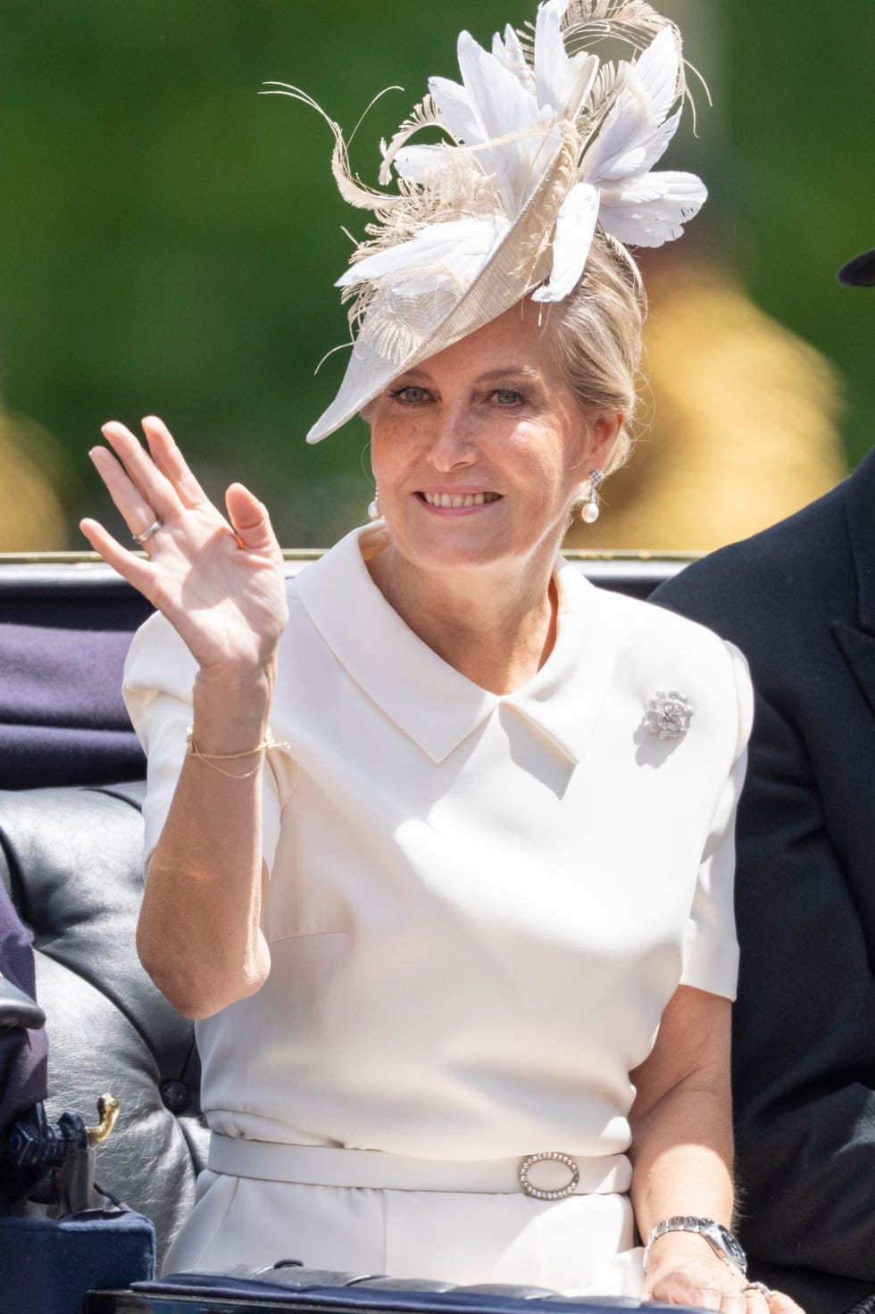 london, england june 13: sophie, duchess of edinburgh during trooping the colour 2026 on june 13, 2026 in london, england. trooping the colour is a ceremonial parade celebrating the official birthday of the british monarch. (photo by mark cuthbert/uk press via getty images)