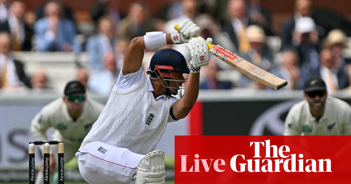 England v New Zealand: first men’s cricket Test, day one – live | England v New Zealand 2026