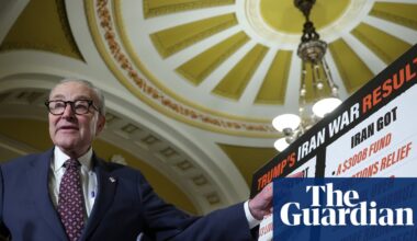 US Senate passes war powers resolution challenging Trump’s Iran war authority | Donald Trump