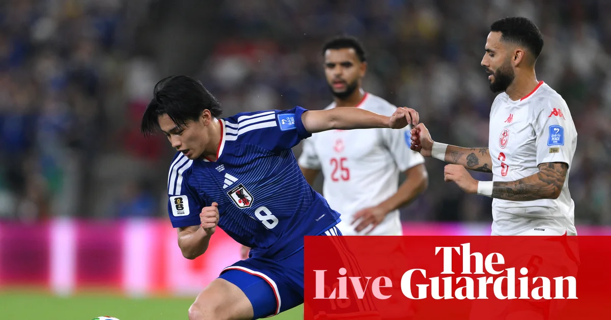 Tunisia v Japan: World Cup 2026 – live | World Cup 2026