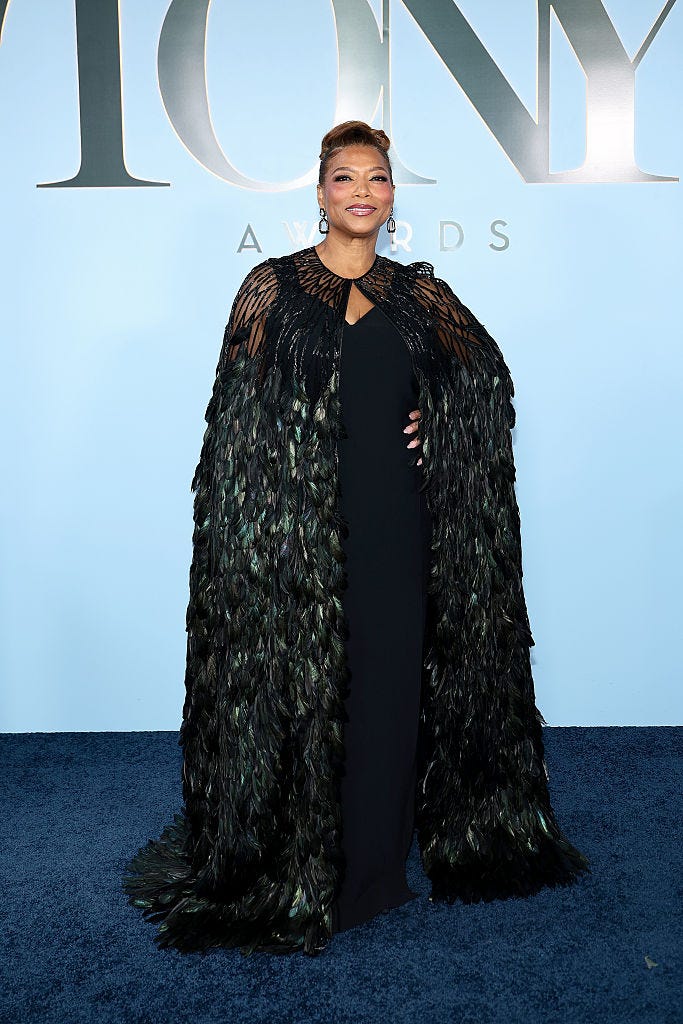 new york, new york june 07 queen latifah attends the 79th annual tony awards at radio city music hall on june 07, 2026 in new york city photo by dimitrios kambourisgetty images for tony awards productions