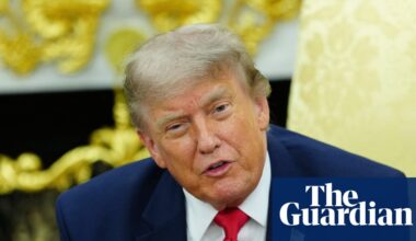 ‘I hear he’s extremely liberal’: Trump offers first comments on Andy Burnham | Donald Trump