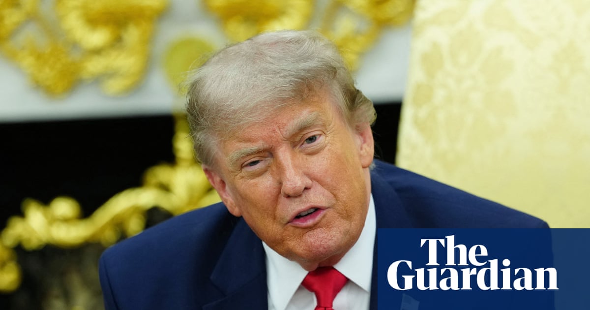 ‘I hear he’s extremely liberal’: Trump offers first comments on Andy Burnham | Donald Trump