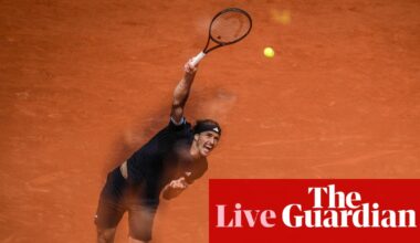 Jakub Mensik v Alexander Zverev: French Open 2026 men’s semi-finals – live | French Open 2026