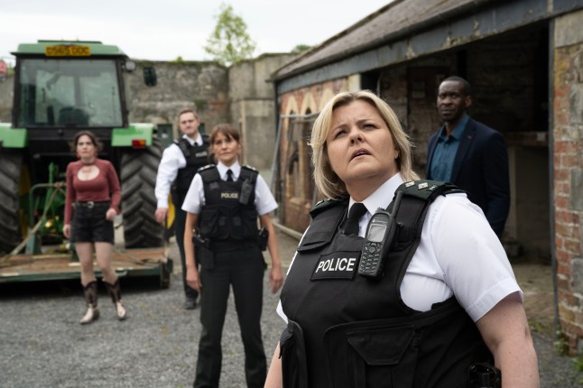The Hope Street police officers look spooked