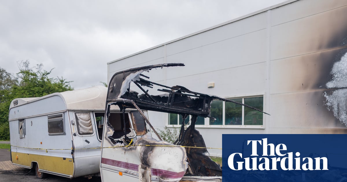 ‘Like a bomb had gone off’: suspected arson attack fuels Glastonbury unease | UK news