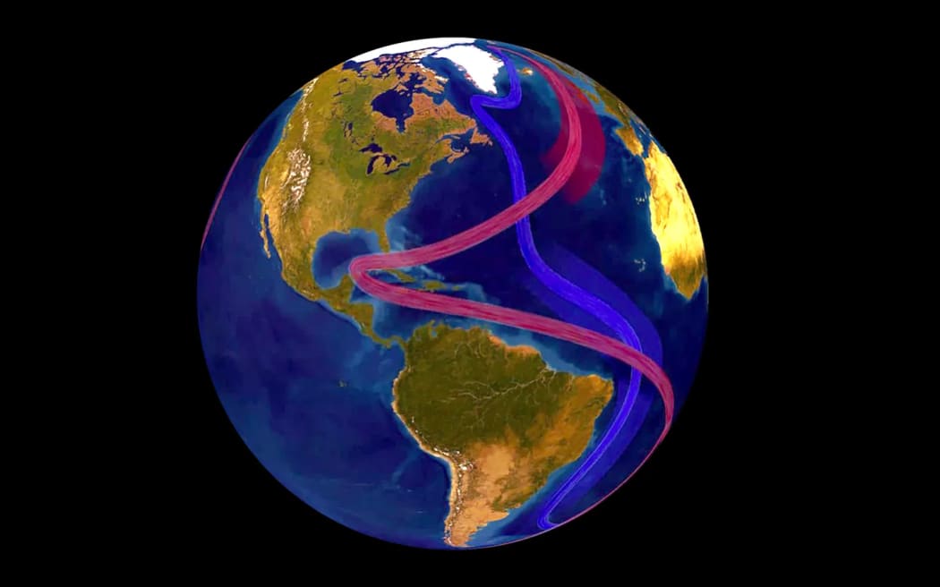 The Atlantic Meridional Overturning Current (AMOC)