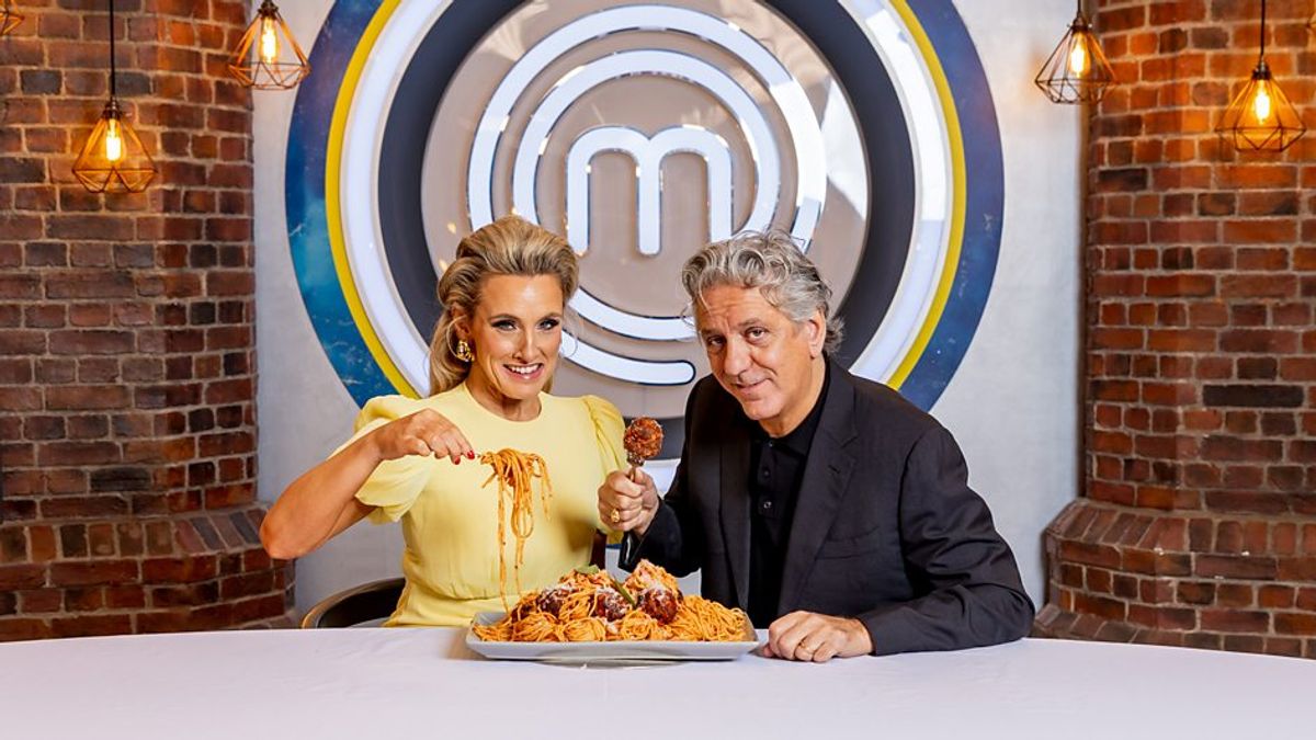 Giorgio Locatelli and Grace Dent