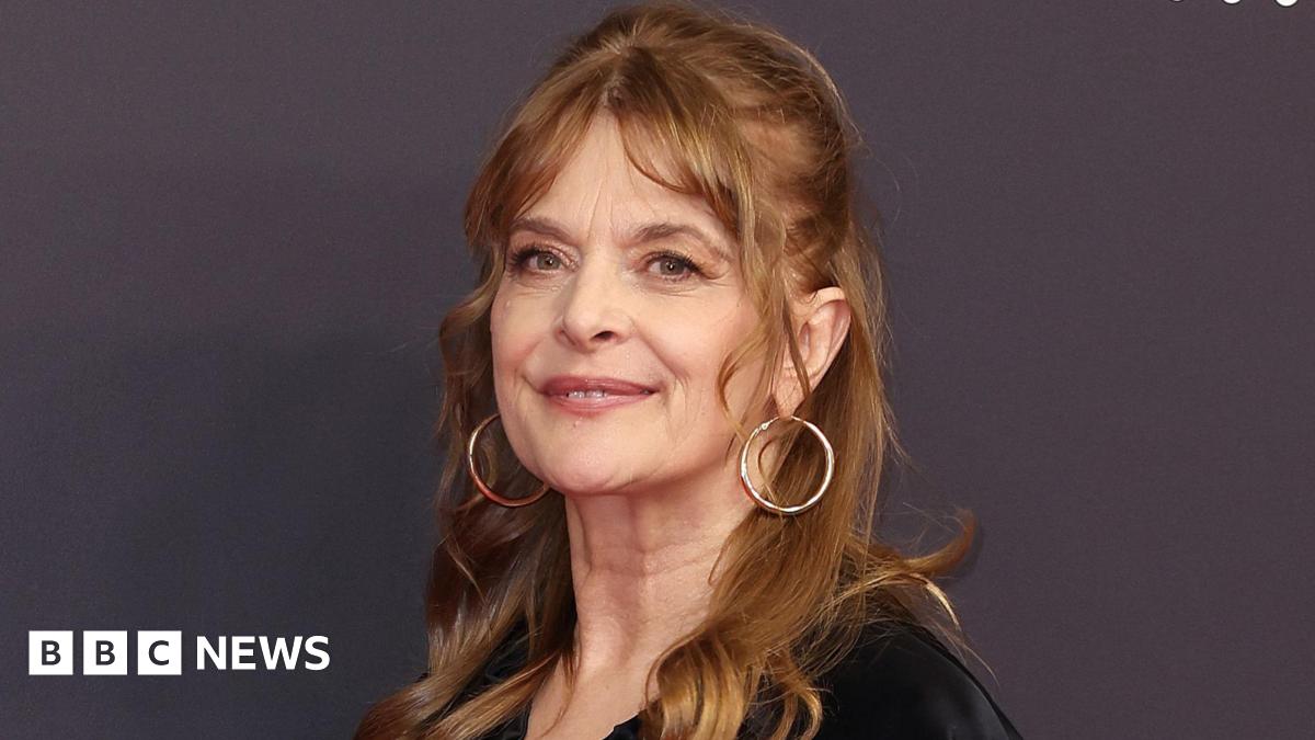 Nastassja Kinski in a black dress in 2023