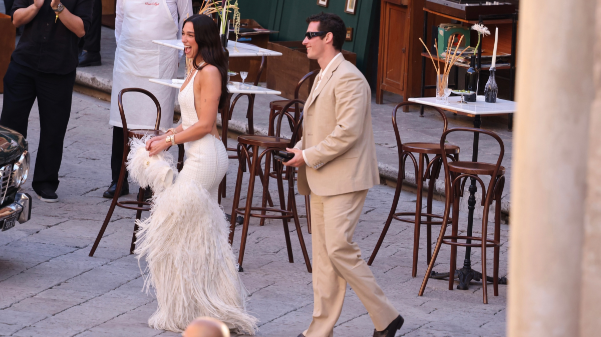 Palazzo wedding under way that will make Dua Lipa princess of Palermo - The Times