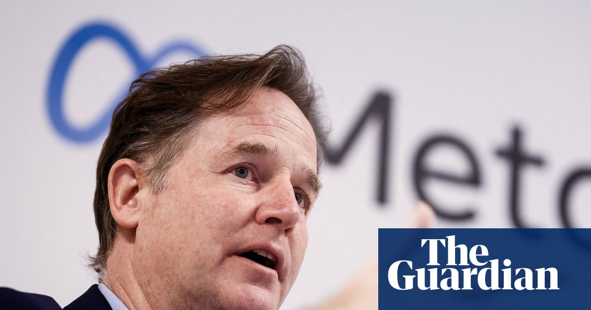 Silicon Valley including Meta has embraced Maga politics, says Nick Clegg | Nick Clegg