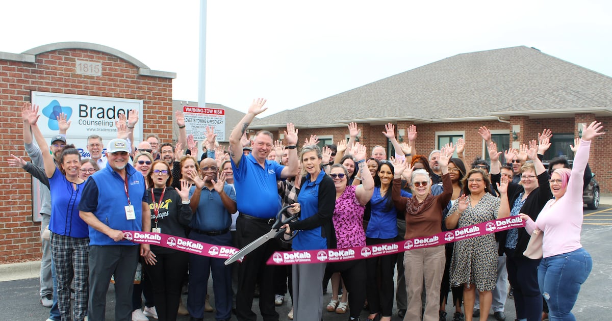 DeKalb Chamber celebrates Braden Counseling Center’s opening – Shaw Local