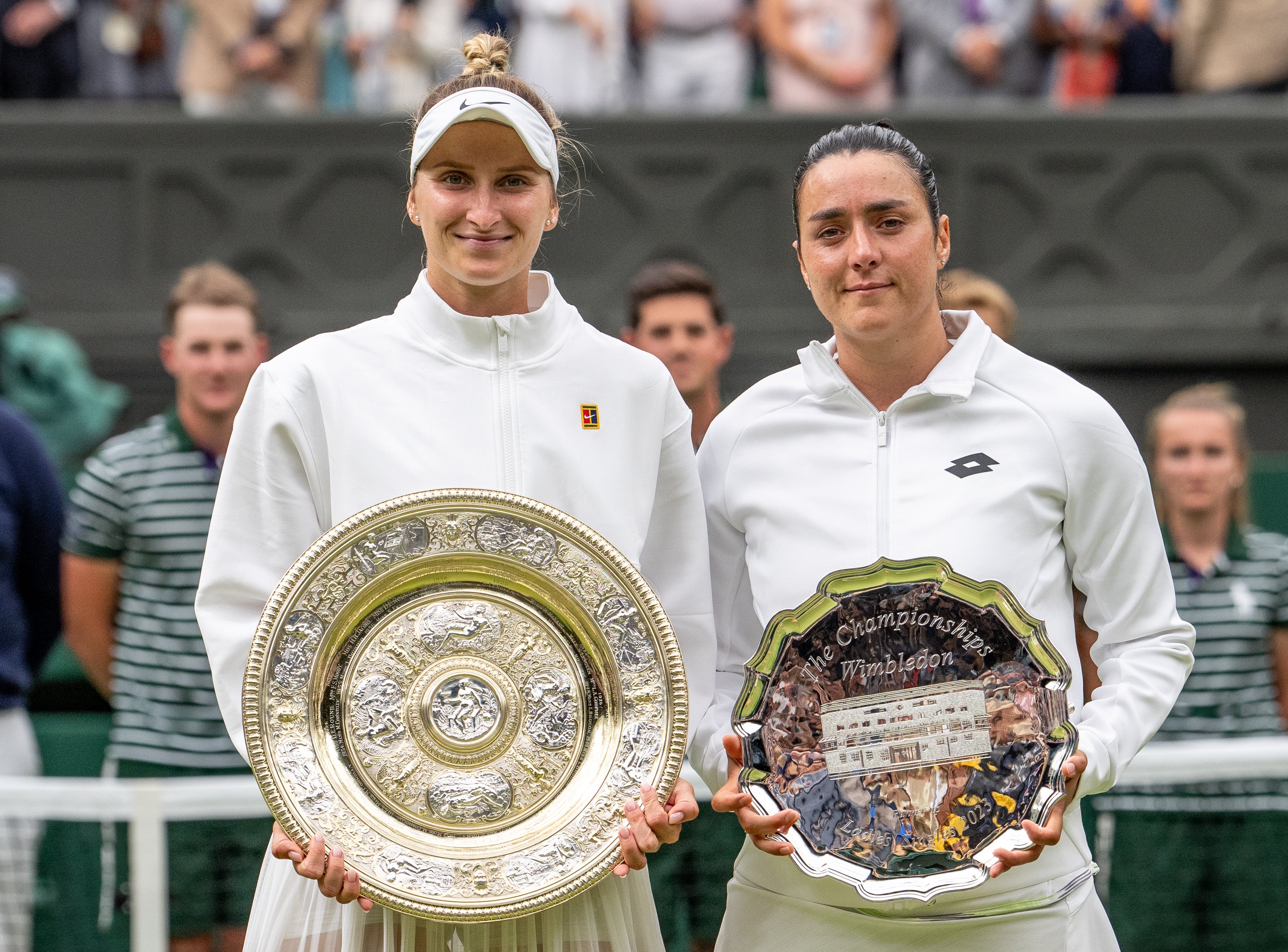 She defeated Ons Jabeur in the Wimbledon final and rose to a career high of world No 6 later that year
